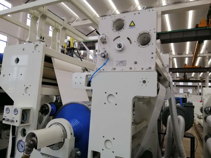 Machine de stratification en plastique de grand rouleau automatique de taille avec le double axe - moins de supports de papier de petit pain 0