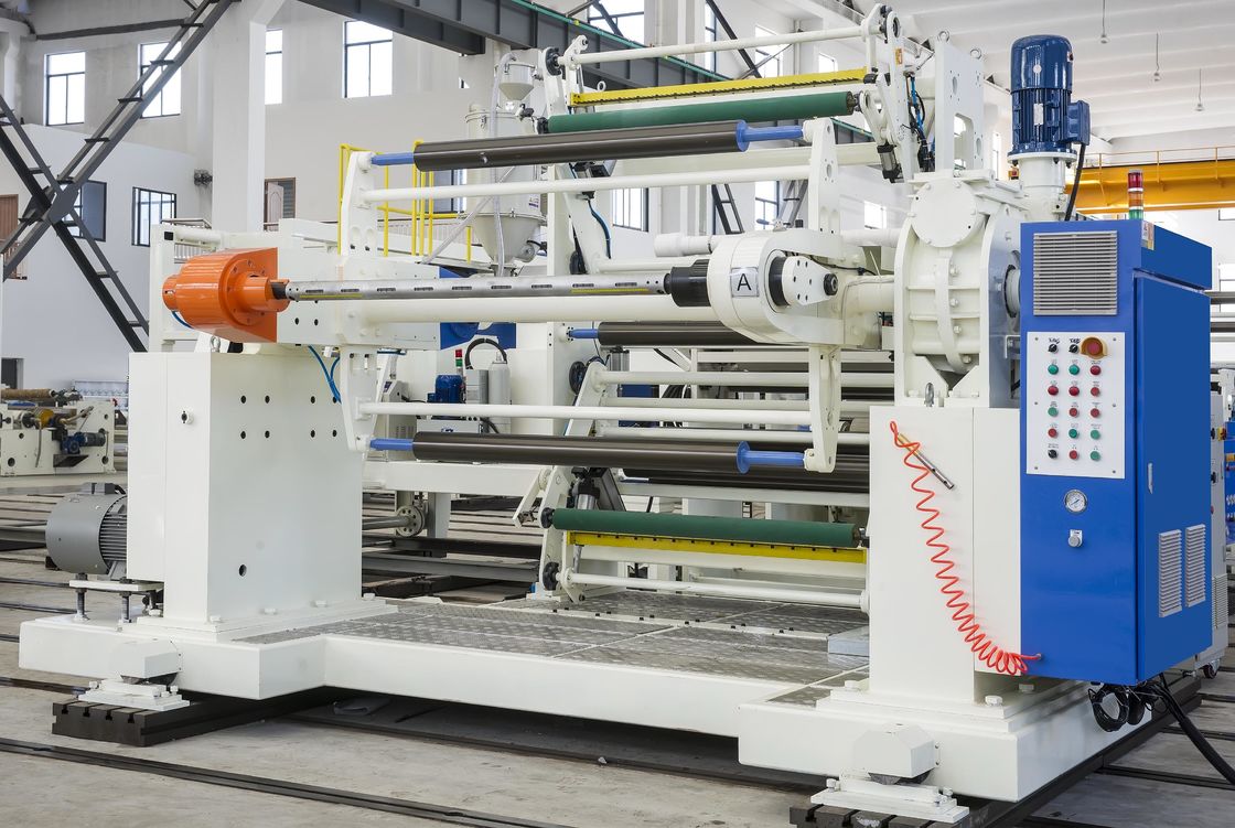 Machine de stratification de papier automatique de vitesse rapide avec le type ultrasonique blanc et bleu de système de CPE