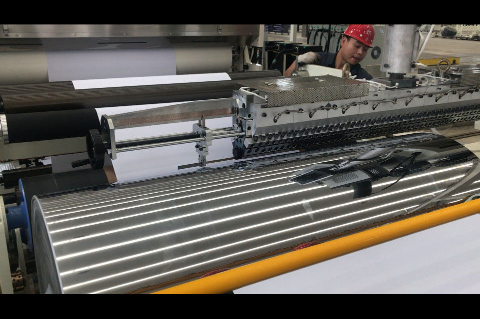 Machine de stratification de papier de double extrusion latérale de tasse avec ISO9001 certifié