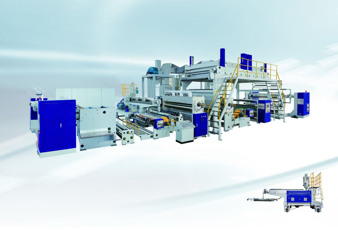 Équipement de laminage industriel par extrusion, machine à laminage thermique à vis unique, machine de laminage de papier à libération